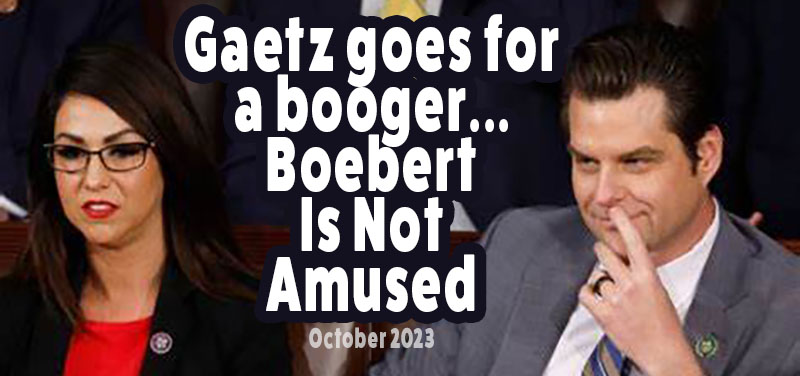 Gaetz Booger